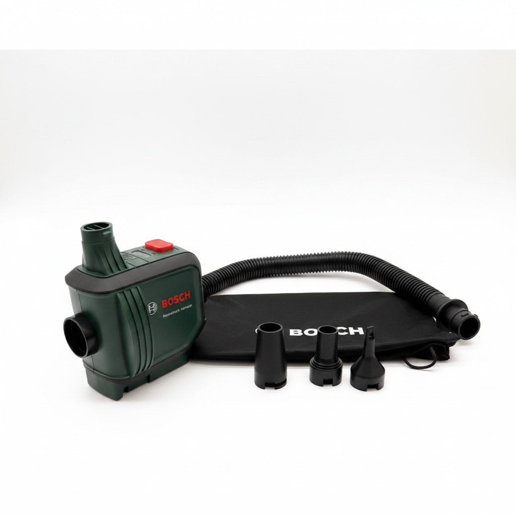 Compressore a batteria Mr Bob - Home & Tech Utility Bosch EasyInflate 18V-500 con tubi e ugelli per gonfiaggio