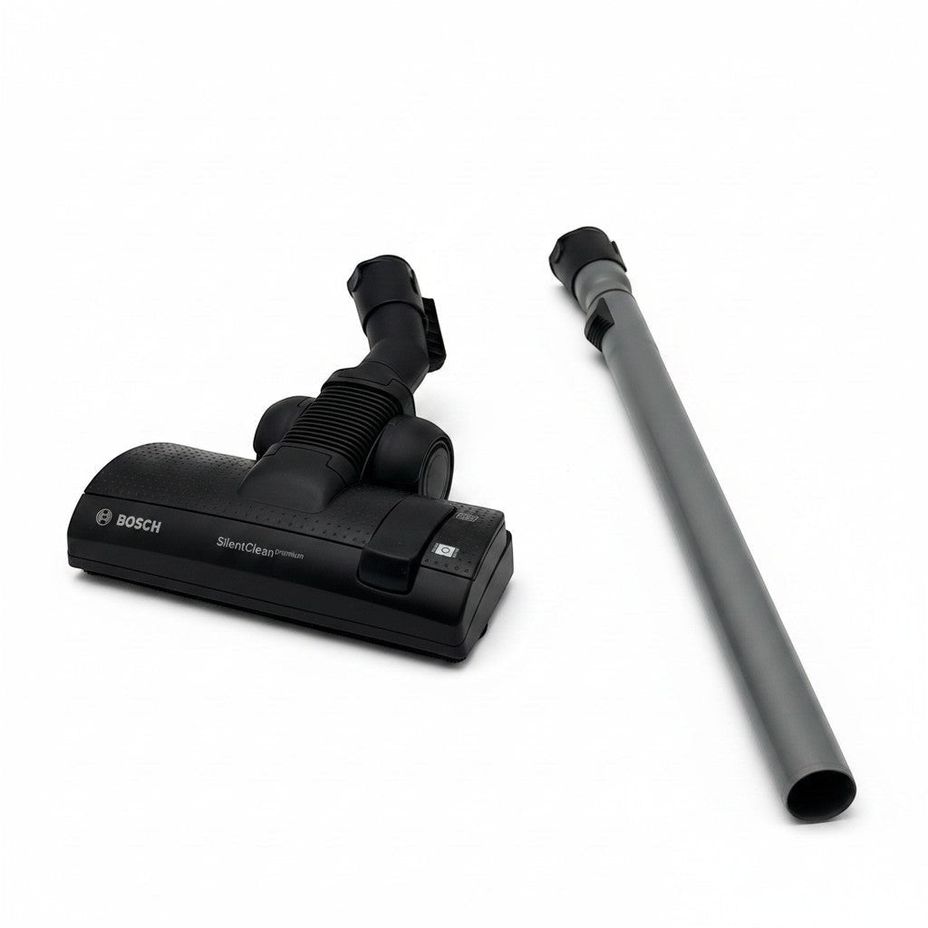 Spazzola SilentClean Premium nera e tubo di prolunga per aspirapolvere Bosch ProSilence da Mr Bob - Home & Tech Utility