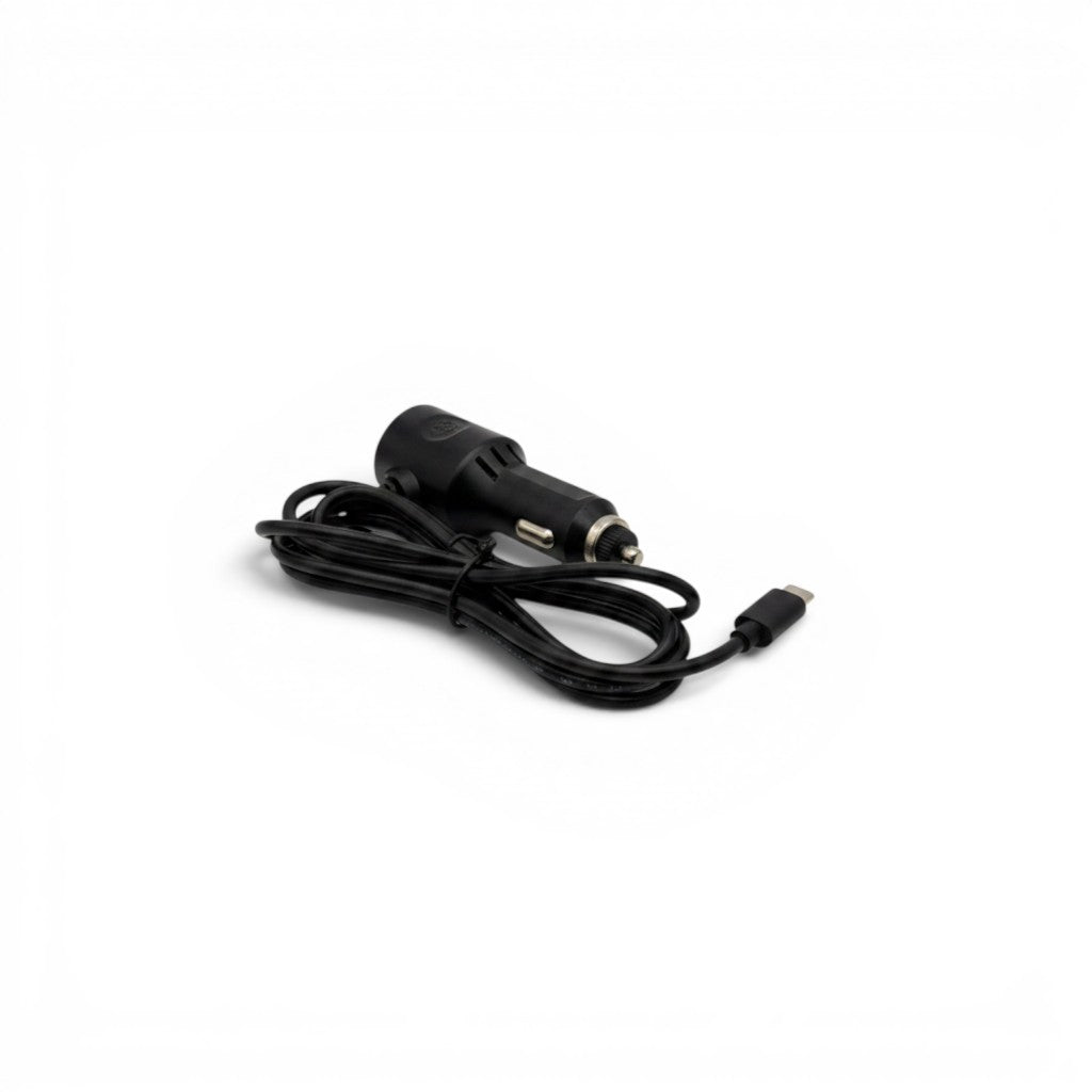 Caricabatterie da auto Mr Bob - Home & Tech Utility con cavo USB-C nero per alimentazione dispositivi