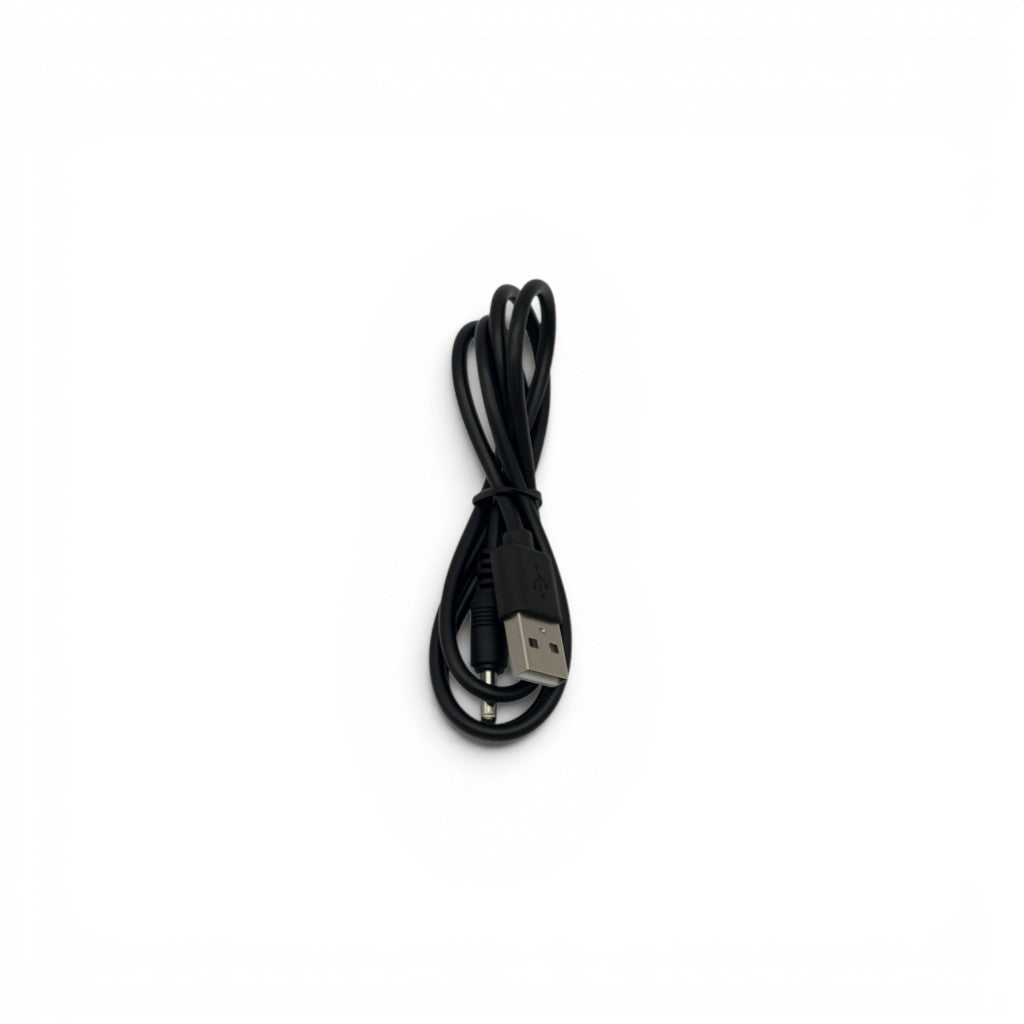 Cavo di ricarica USB nero per lettore cassette Mr Bob - Home & Tech Utility, con connettore jack circolare.