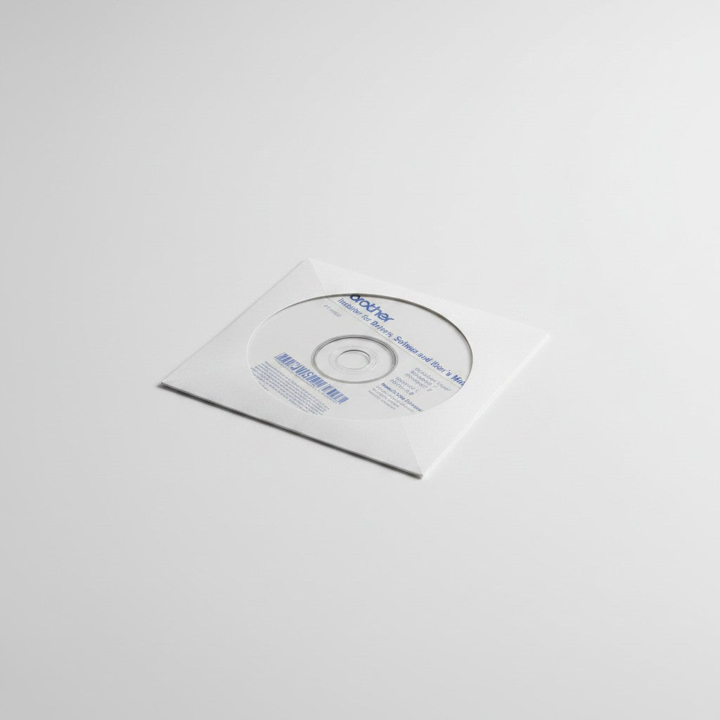 CD di installazione software Brother per etichettatrice PT-H500 fornito da Mr Bob - Home & Tech Utility