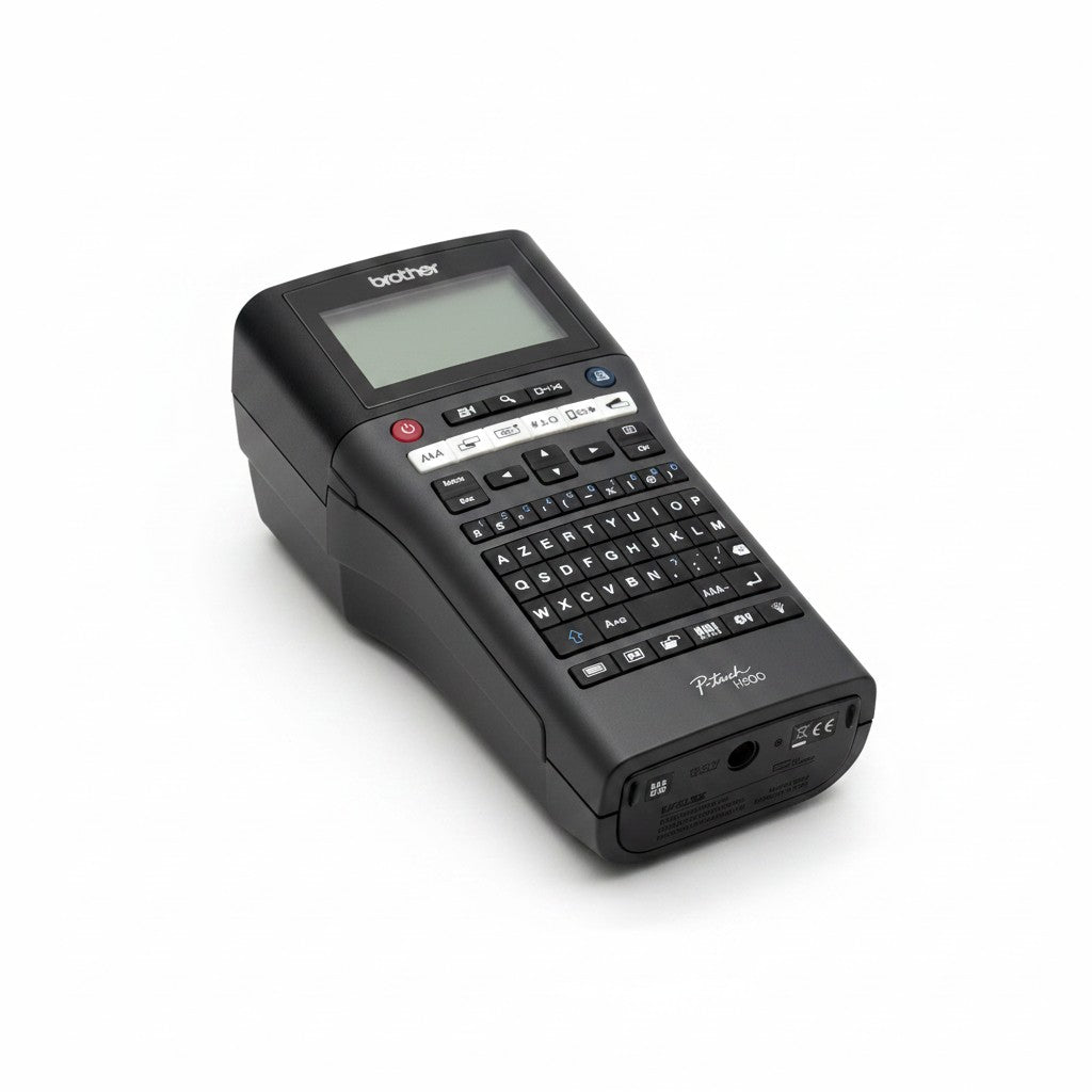 Etichettatrice portatile Mr Bob - Home & Tech Utility Brother PT-H500 nera con tastiera AZERTY e display LCD