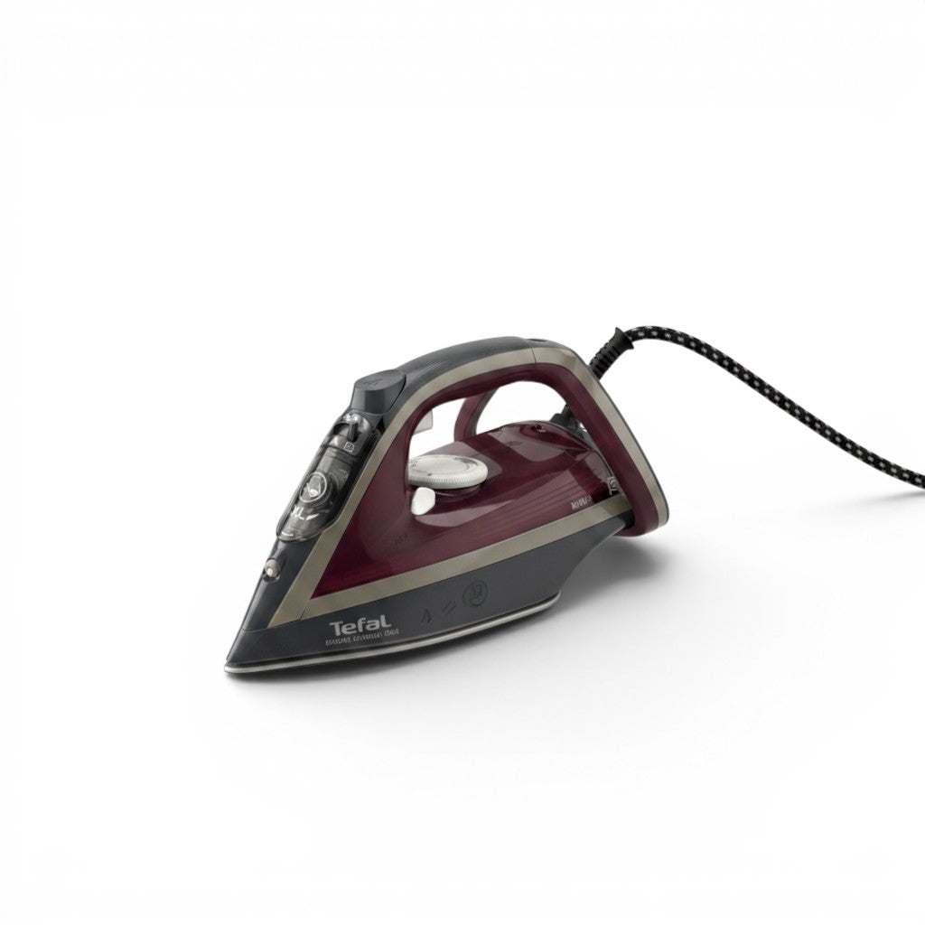 Ferro da stiro a vapore Mr Bob - Home & Tech Utility Tefal Smart Protect Plus bordeaux con piastra Durilium Airglide