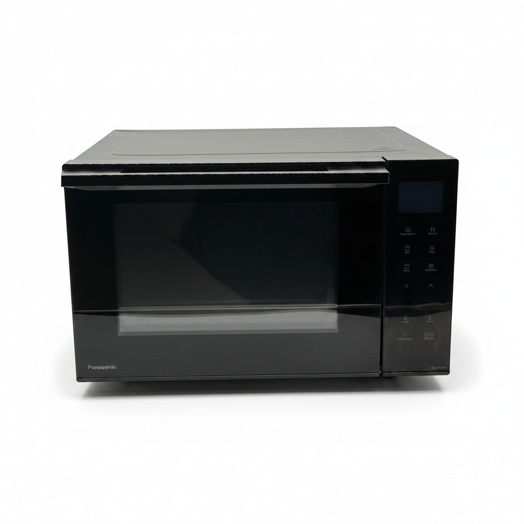 Forno a microonde combinato Panasonic NN-DF38PBEPG nero con tecnologia Inverter e design flatbed da Mr Bob - Home & Tech Utility