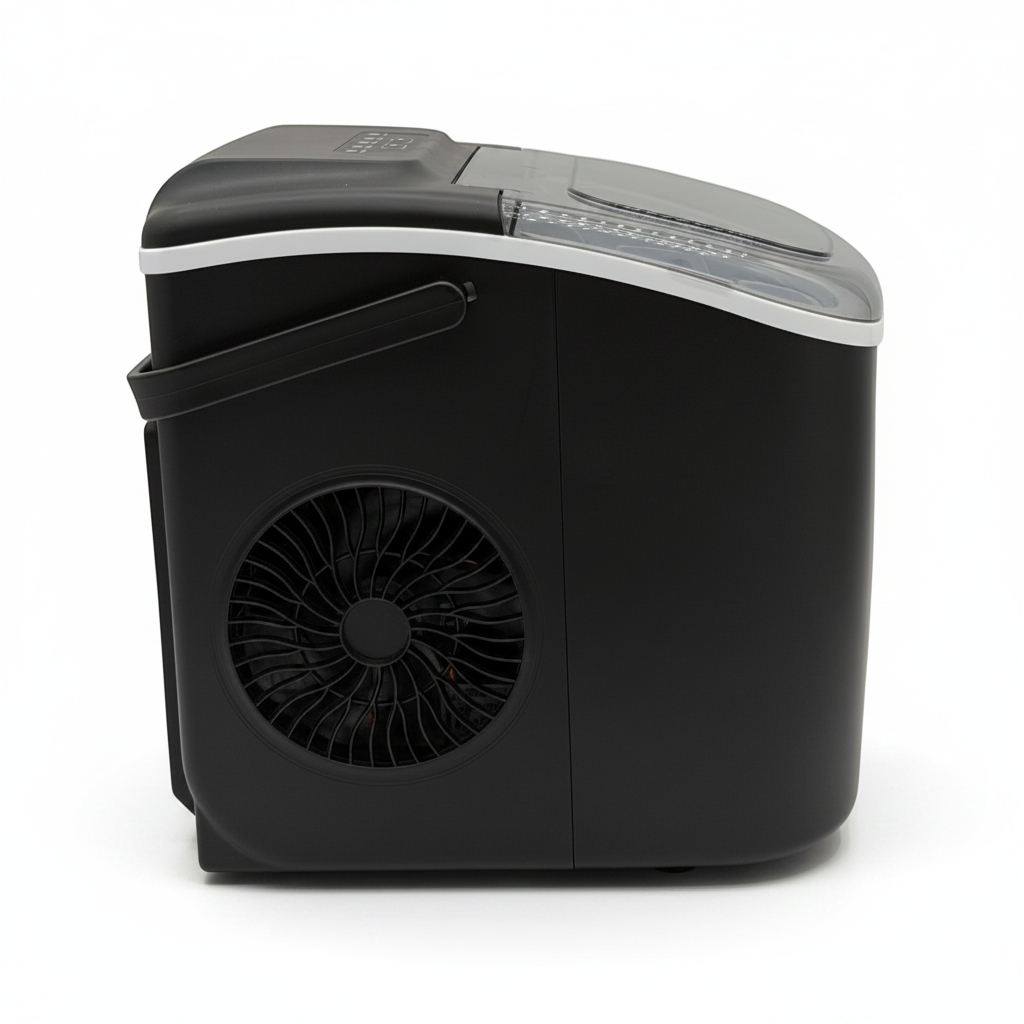 Friggitrice ad aria portatile Mr Bob - Home & Tech Utility Ninja CRISPi nera con design compatto e ventola laterale
