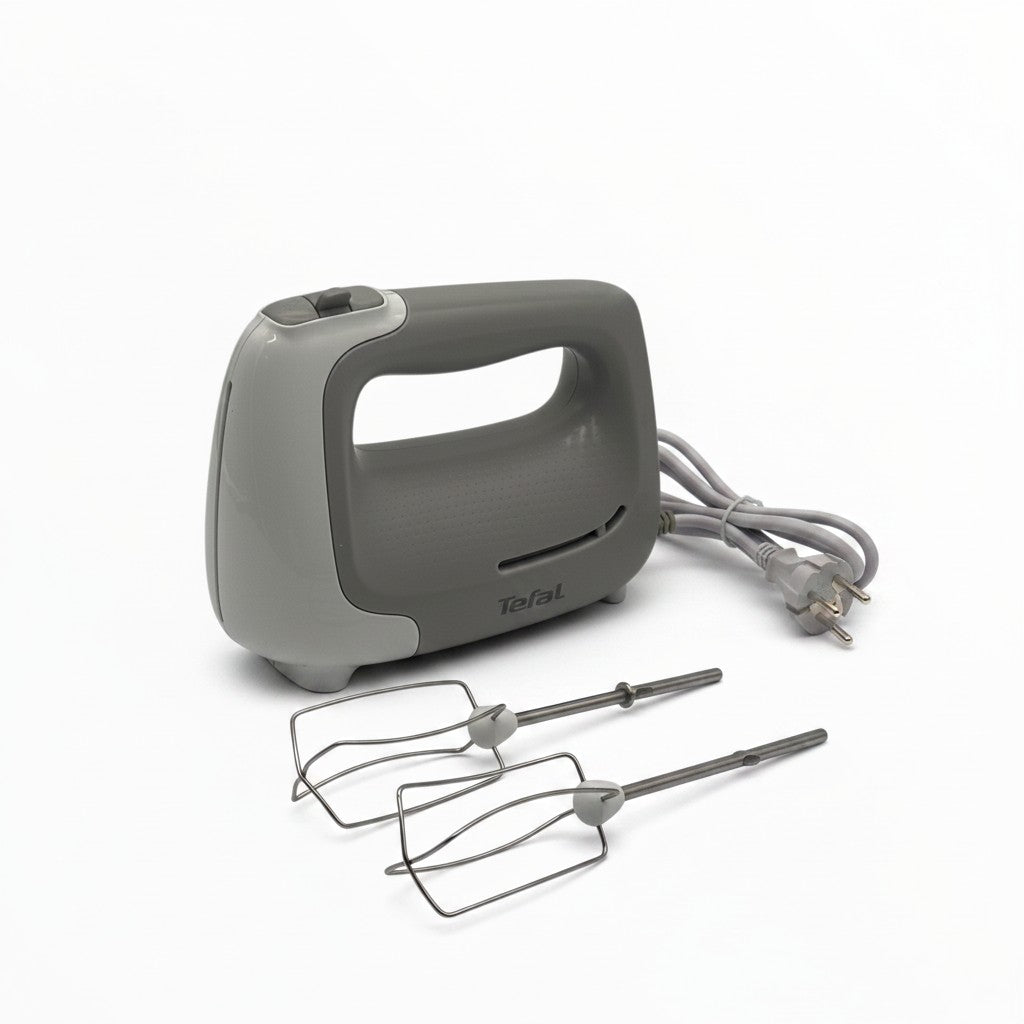 Frusta elettrica Mr Bob - Home & Tech Utility Tefal Prep'Mix grigia con fruste in acciaio inox e design ergonomico