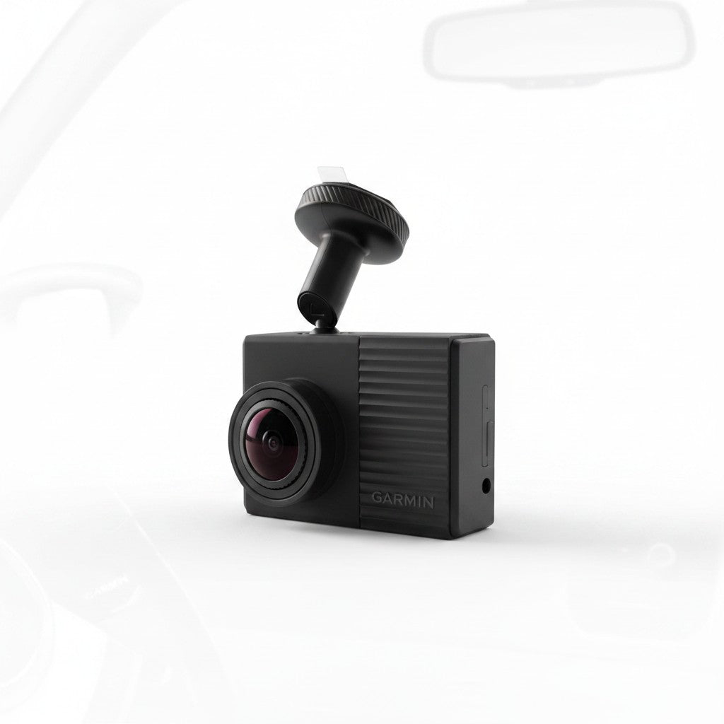 Dash cam Garmin 66W nera compatta con obiettivo grandangolare 180 gradi e supporto per auto Mr Bob - Home & Tech Utility