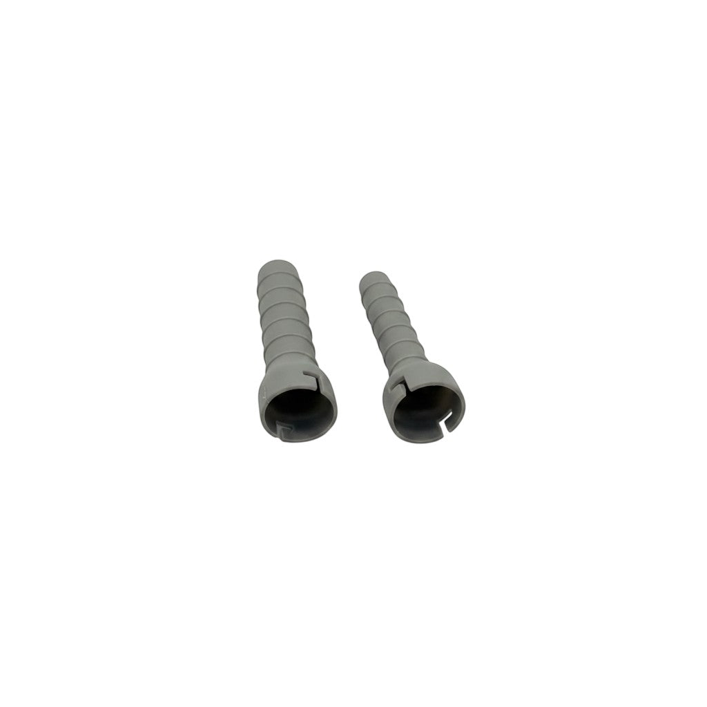 Due imbuti grigi in plastica per insaccatrice manuale Mr Bob - Home & Tech Utility per salsicce e polpette