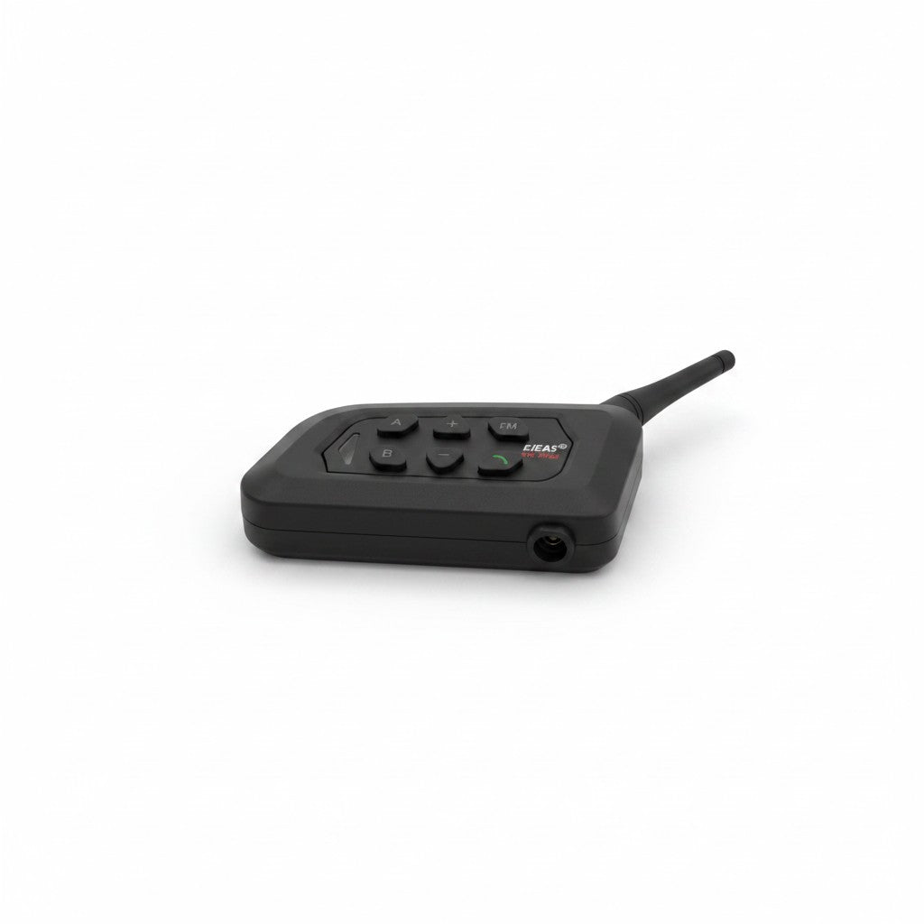 Interfono Bluetooth Mr Bob - Home & Tech Utility EJEAS V4C nero per arbitri con antenna e tasti di controllo