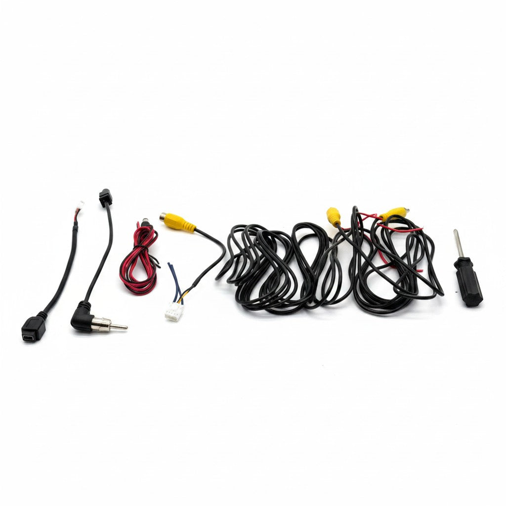 Kit cavi e accessori di installazione Mr Bob - Home & Tech Utility per autoradio Android, inclusi cavi AV e cacciavite