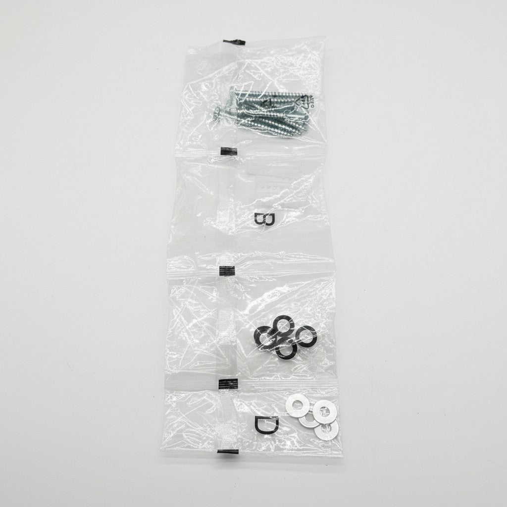 Kit di montaggio con viti e rondelle per supporto TV GRIFEMA GB1004-2 di Mr Bob - Home & Tech Utility