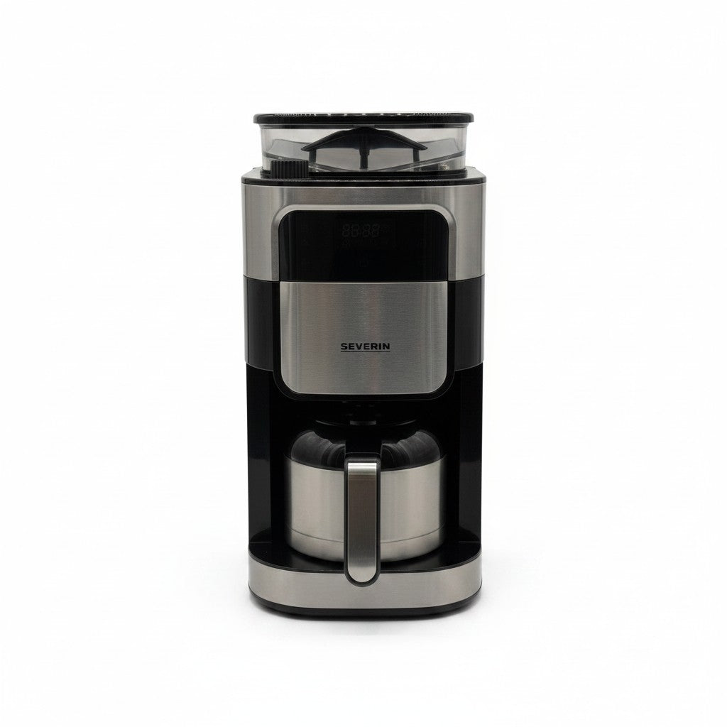 Macchina da caffè filtro Mr Bob - Home & Tech Utility con macinacaffè integrato, caraffa termica e display LED