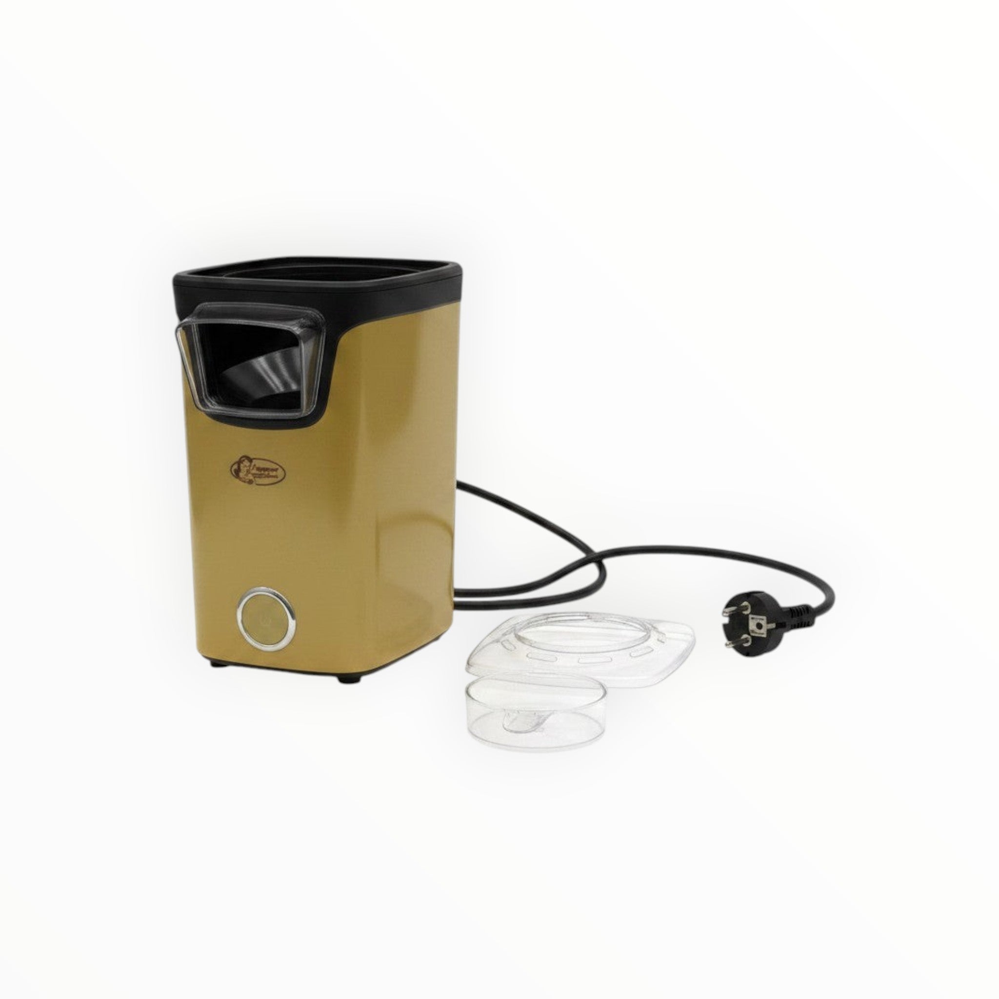 Macchina per popcorn Bestron Sweet Dreams gialla con tecnologia ad aria calda, venduta da Mr Bob - Home & Tech Utility