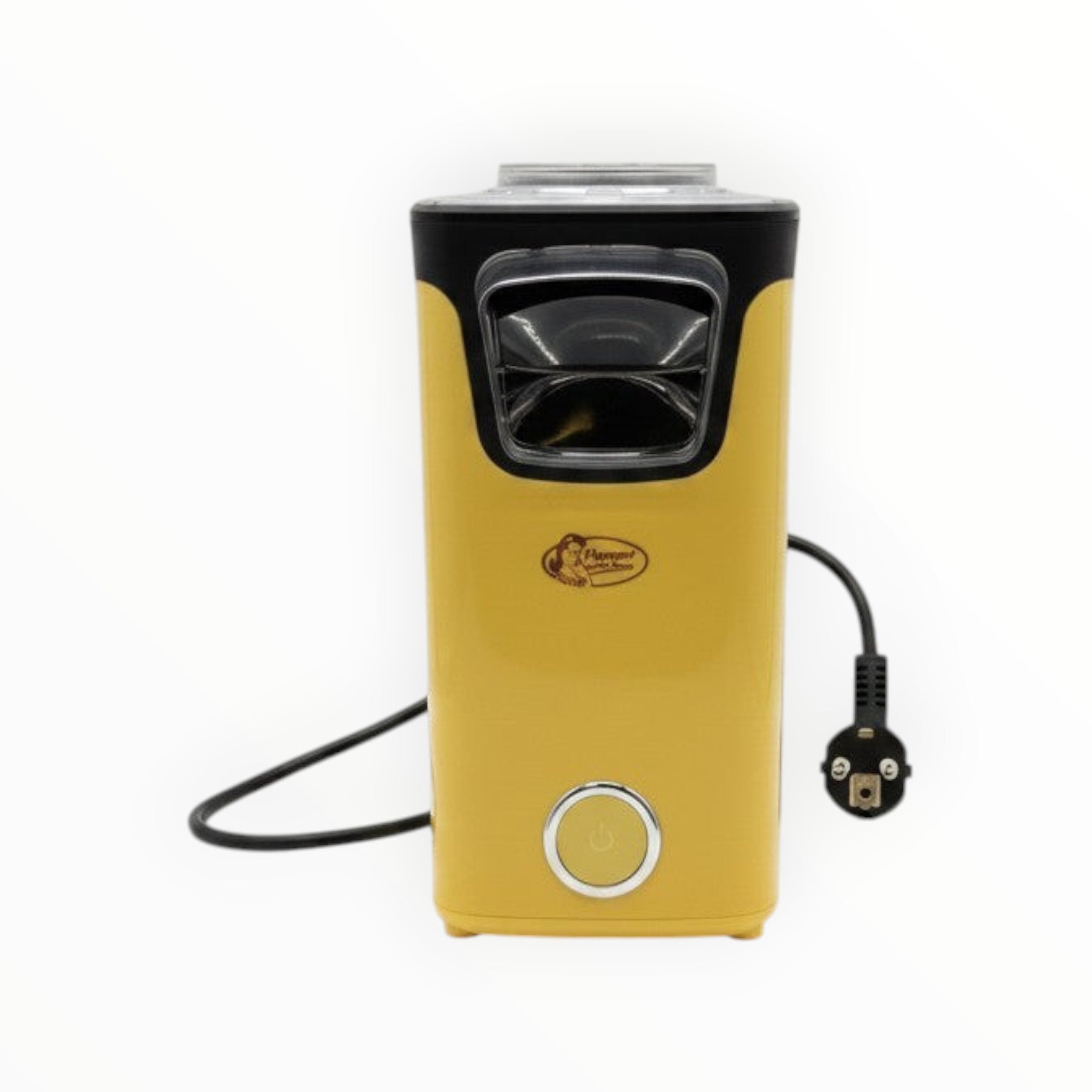 Macchina per popcorn Mr Bob - Home & Tech Utility gialla con tecnologia ad aria calda e design compatto