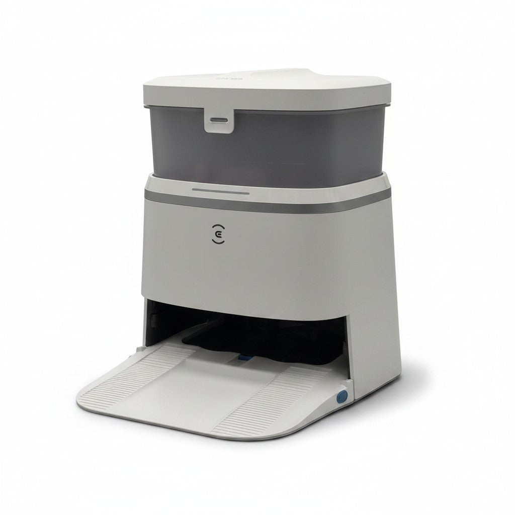 Mr Bob - Home & Tech Utility Mini Station grigia per robot aspirapolvere Ecovacs Deebot T30 Pro Omni