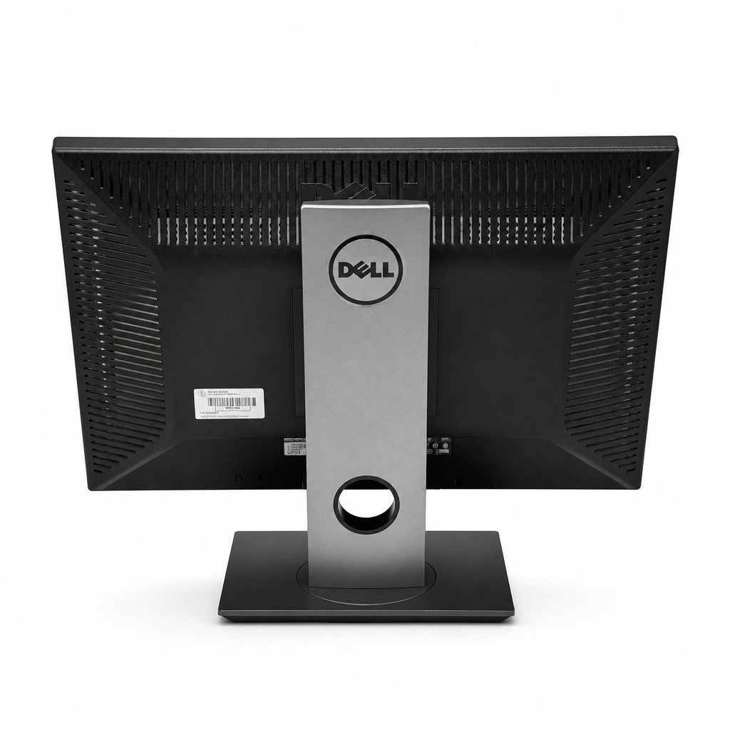 Vista posteriore del monitor LCD Dell E228WFP 22 pollici nero con supporto regolabile Mr Bob - Home & Tech Utility