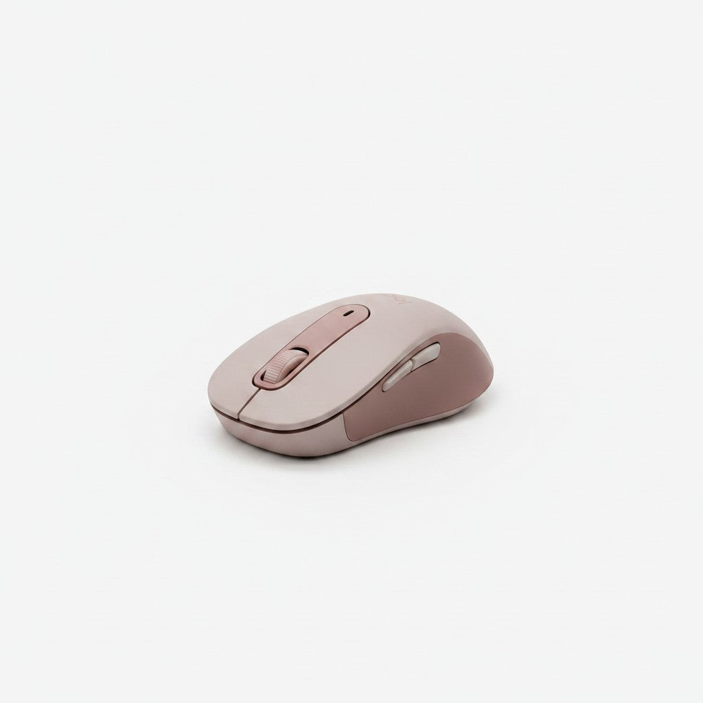 Mouse wireless Logitech Signature M650 rosa di Mr Bob - Home & Tech Utility, design ergonomico con tasti laterali