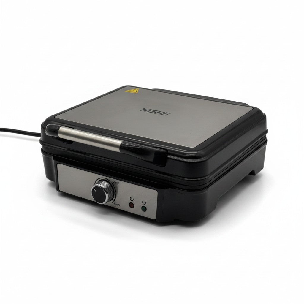 Piastra per panini Mr Bob - Home & Tech Utility YASHE 1800W nera con controllo temperatura e piastre antiaderenti