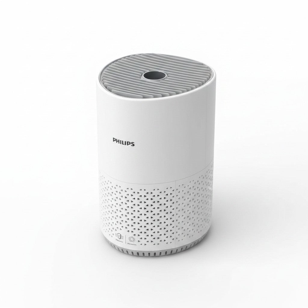 Purificatore d'aria Mr Bob - Home & Tech Utility Philips Serie 600 bianco e grigio con design cilindrico compatto
