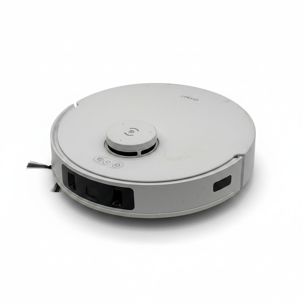 Robot aspirapolvere e lavapavimenti Mr Bob - Home & Tech Utility ECOVACS DEEBOT T30 Pro Omni di colore grigio chiaro