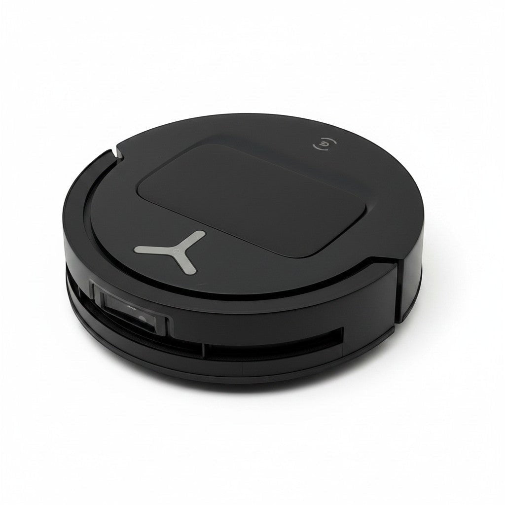 Robot aspirapolvere nero Mr Bob - Home & Tech Utility Ecovacs Deebot T80 Omni con design circolare e sensori avanzati
