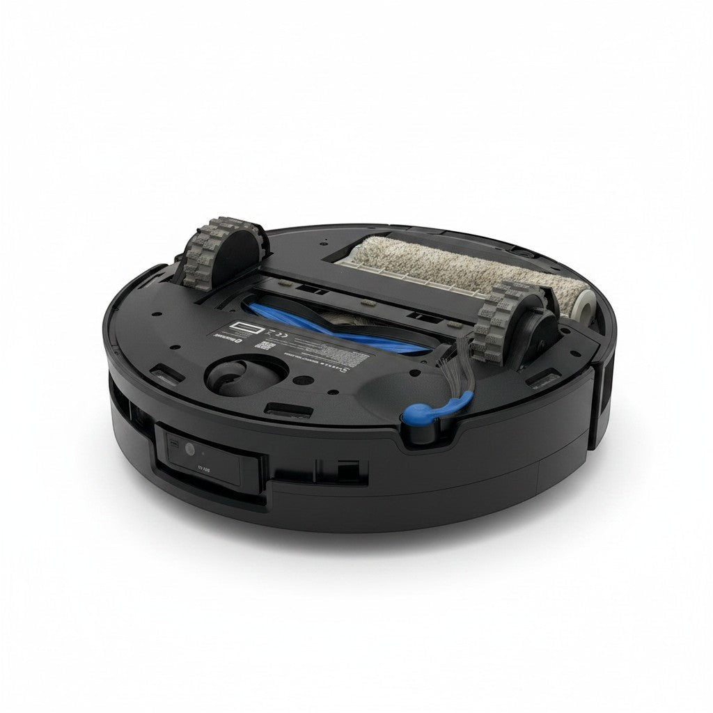 Robot aspirapolvere Mr Bob - Home & Tech Utility Ecovacs Deebot T80 Omni con spazzola a rullo e ruote motrici