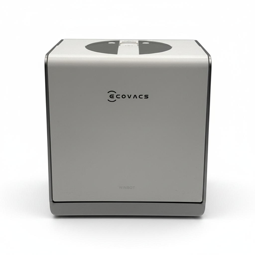 Robot lavavetri Mr Bob - Home & Tech Utility ECOVACS WINBOT W2 PRO Omni grigio con design compatto e moderno