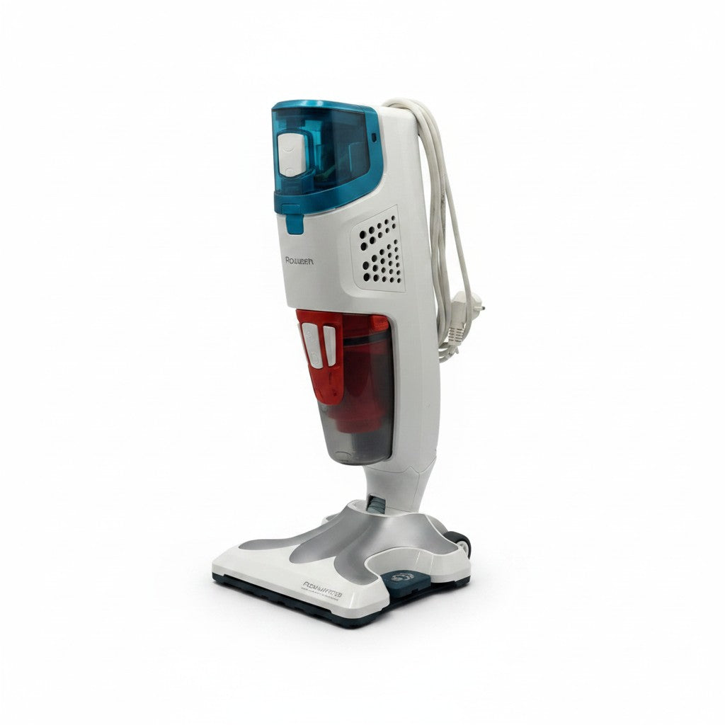 Scopa a vapore Mr Bob - Home & Tech Utility Rowenta Clean & Steam Multi bianca e blu con aspirazione ciclonica