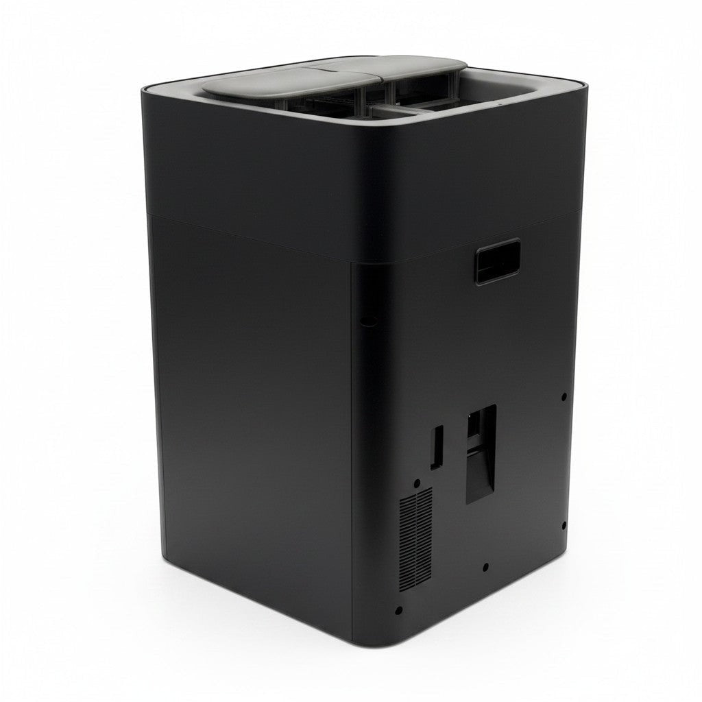 Stazione OMNI nera per robot aspirapolvere ECOVACS DEEBOT T80 di Mr Bob - Home & Tech Utility su sfondo bianco