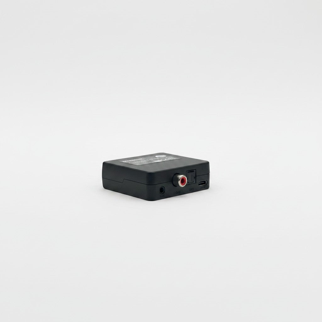Trasmettitore audio Bluetooth Marmitek BoomBoom 55 HD nero con ingressi ottici Toslink e connettori RCA